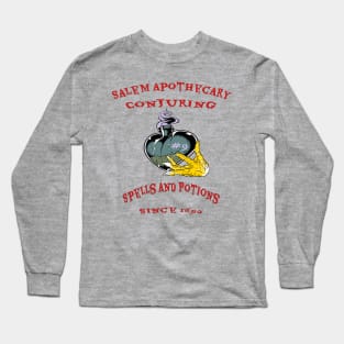 Salem Apothecary conjuring spells and potions since 1692 Long Sleeve T-Shirt